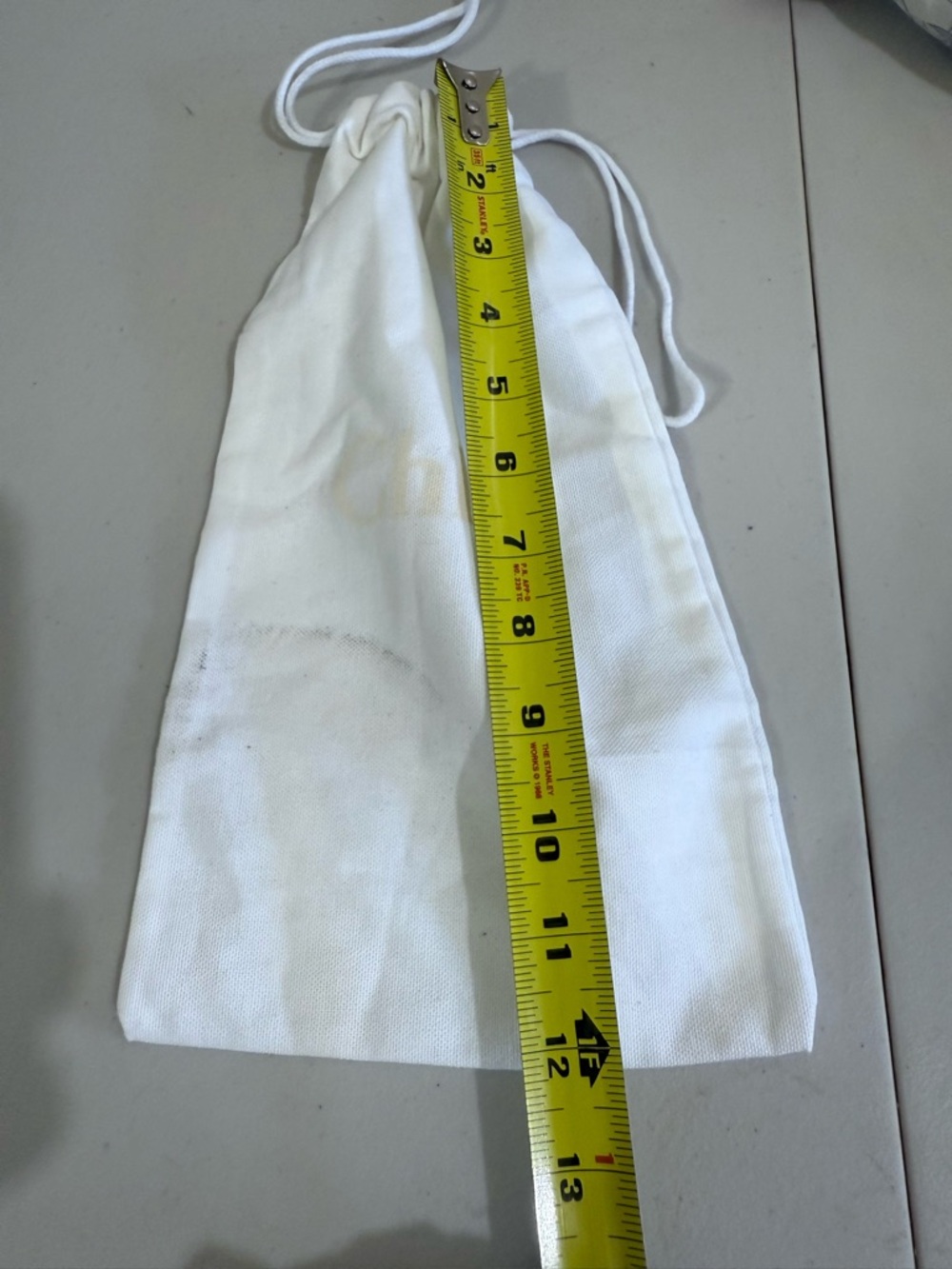 Chloe Cream Drawstring Mini Pouch - Picture 4 of 4